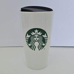 Starbucks Green Logo Tumbler with Black Lid